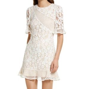 Lulus Nordstrom Floral Embroidered Minidress